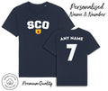 Scotland SCO T-Shirt Personalised Name & No World Cup 2026 Kit Jersey Football