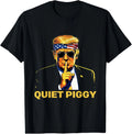 Funny Design Meme Christmas Political Trump Piggy Unisex T-Shirt