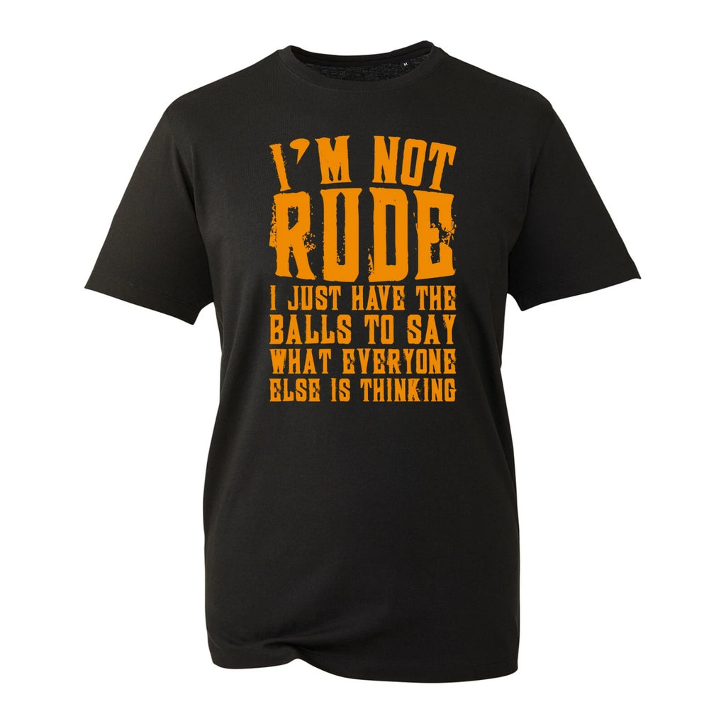 I?m Not Rude I Just Have The Balls T-Shirt, Funny Sarcastic Joke Unisex Top