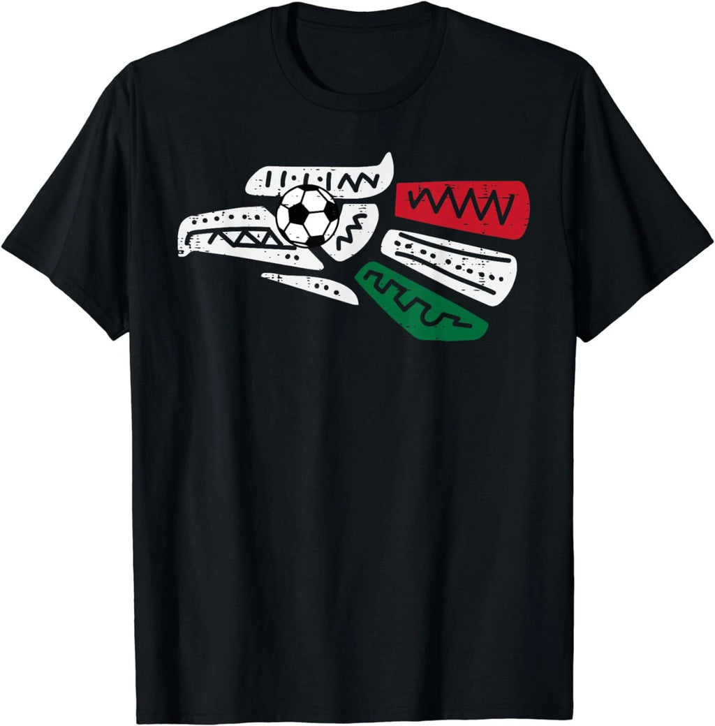 Mexican Eagle Mexico Soccer Ball Support Team T-Shirt