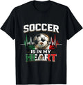 Soccer is in My Heart Team Mexico Game Day Football Fan T-Shirt