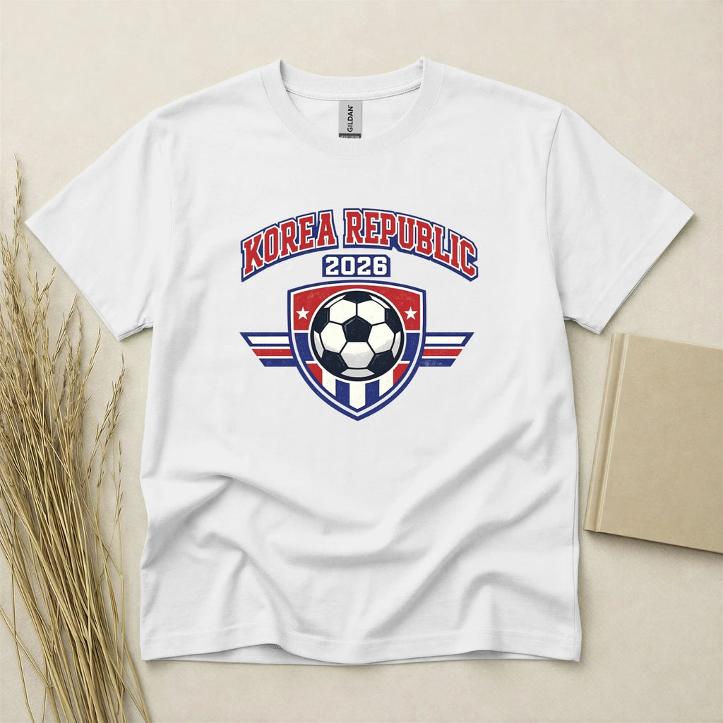 Korea Republic 2026 Football Fan T Shirt Soccer Supporters Gildan Family Top
