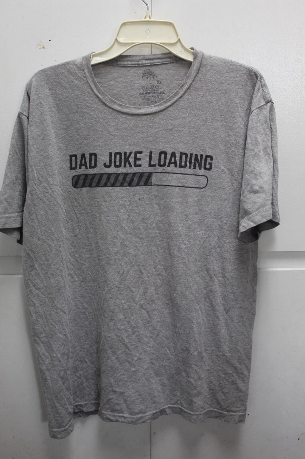 Dad Joke Loading T-Shirt Mens XL Gray Ann Arbor T-Shirt Co. 90% Cotton