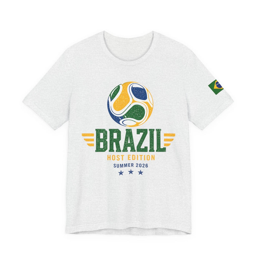 Brazil Soccer Fan Shirt Host Edition Summer 2026 Unisex Match Day Tee