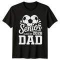 Senior Class Of 2026 Dad Mens T-Shirt Senior 2026 Soccer Graduation Gift For Him