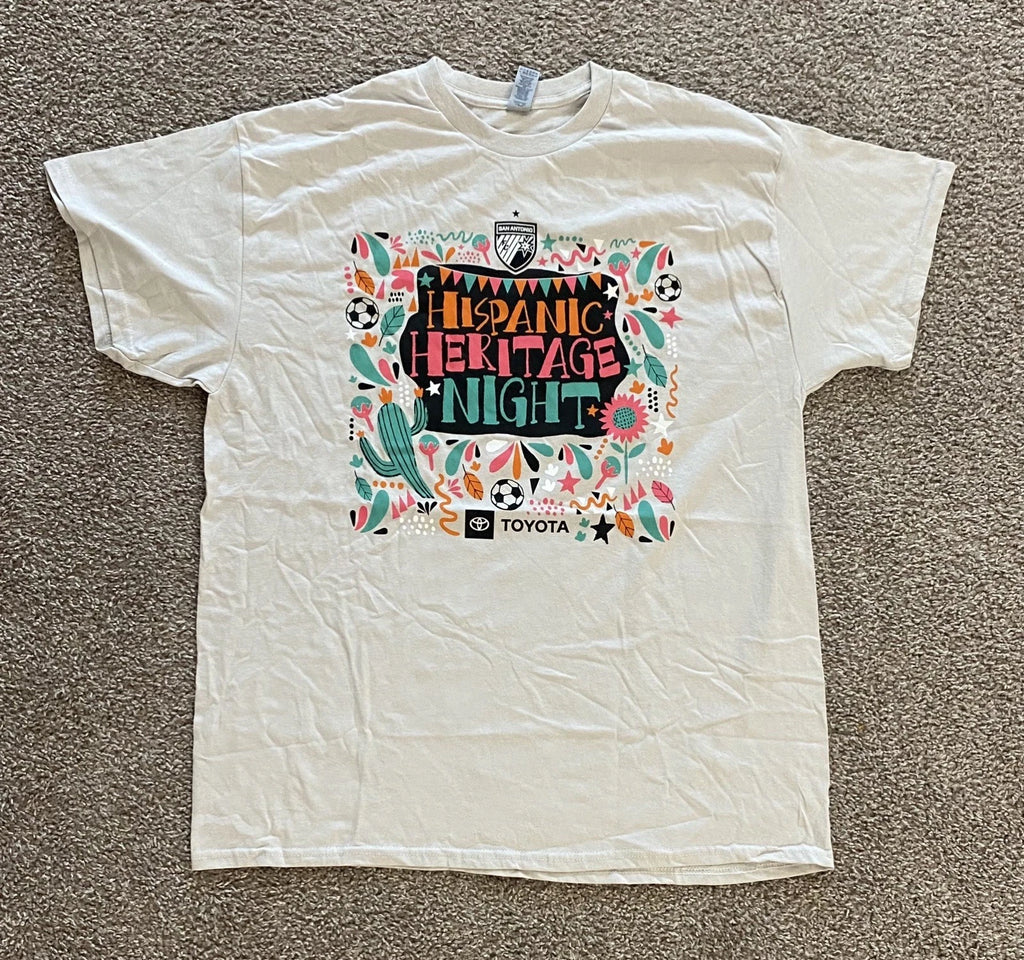 San Antonio FC Futbol Club SAFC Soccer Mens XL Hispanic Heritage Month Shirt