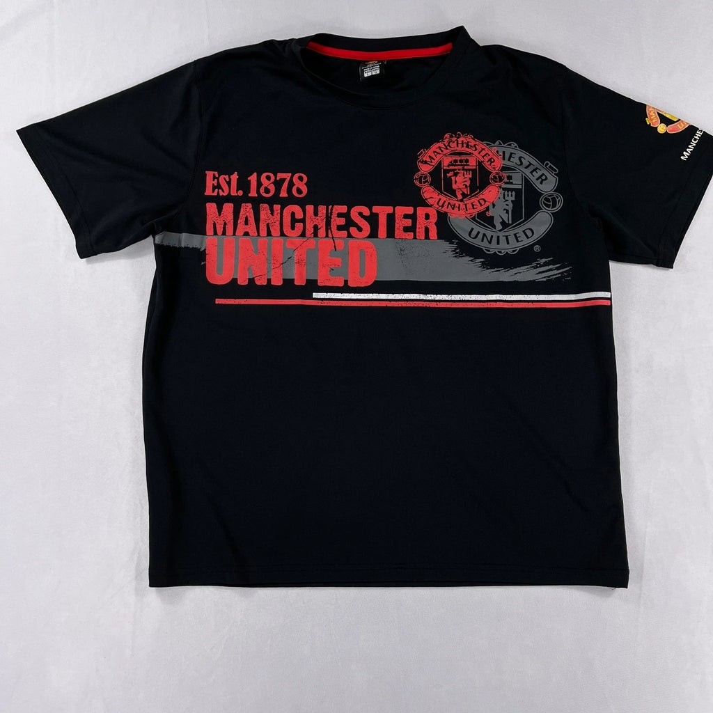 Manchester United T-Shirt Official Graphic Est 1878 Soccer Fan Mens Large