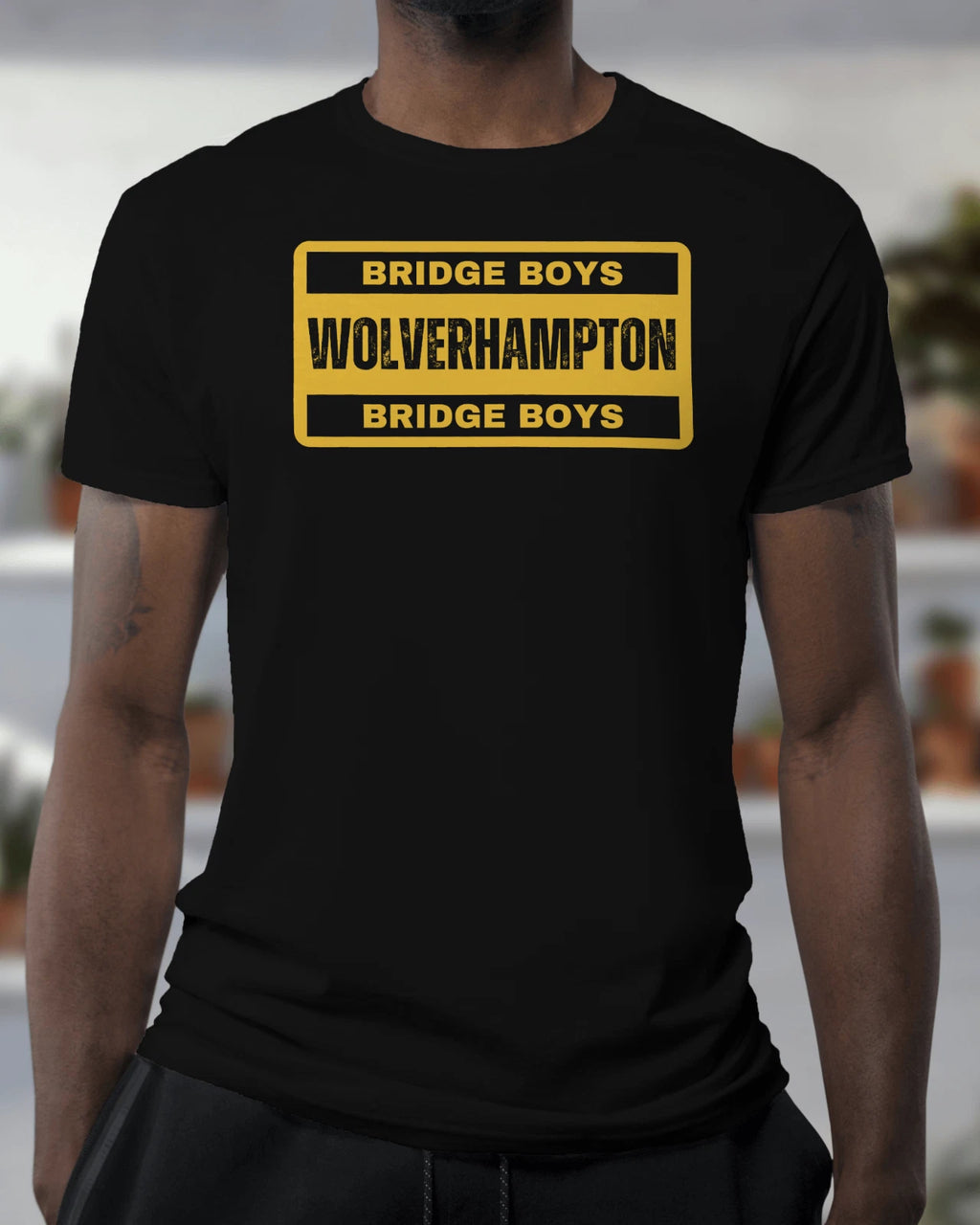 WOLVERHAMPTON Bridge Boys T Shirt | Hooligans Molineux Gold Yam Yam Army