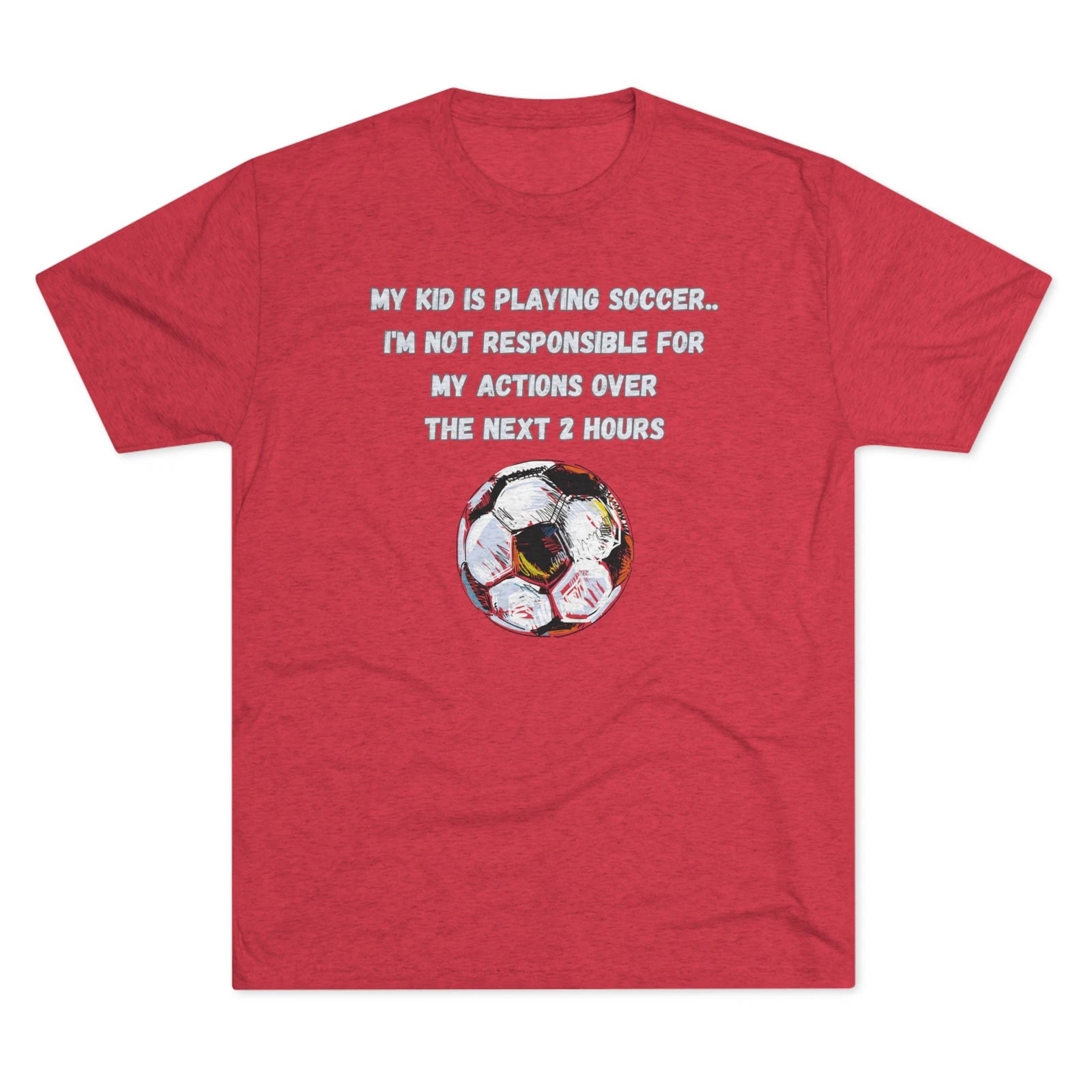 Mom's Soccer Gameday TShirt.  Multiple Sizes and Colors Tri-Blend Fabric