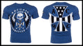 ARCHAIC by AFFLICTION Navy Blue MOTOR BILLY Short Sleeve Slim Fit T-shirt NWT