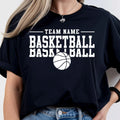 Personalised Basketball Team Shirt Custom Name Sports Fan Match Day Gift Tee Top