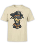 FANTUCCI Captain Barkbeard T-Shirt | Funny Pirate Dog Tee | Unisex