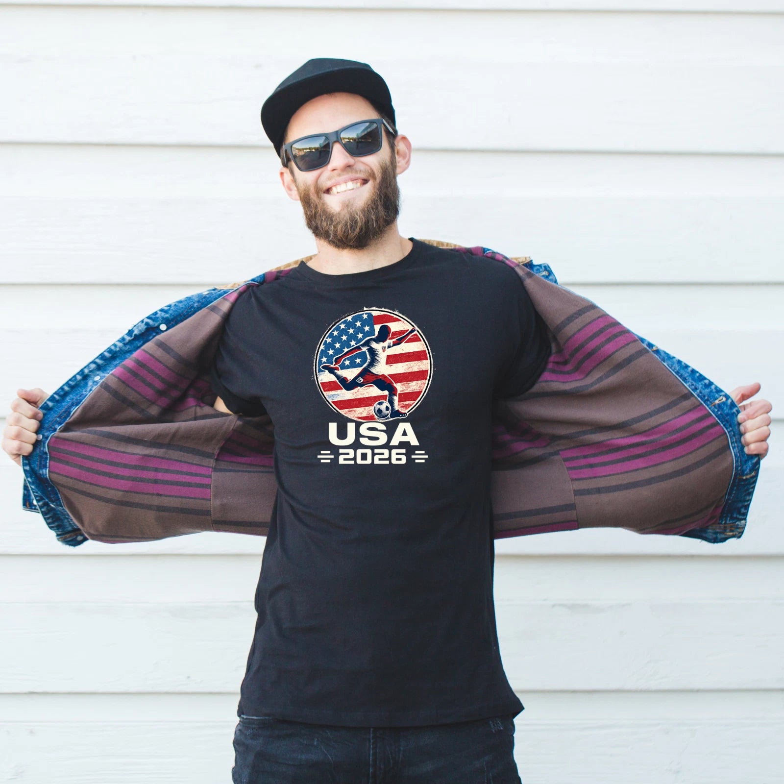 North America Apparel Collection for Soccer Fans 2026 USA Unisex  T-Shirt