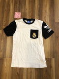 Vintage Distress Real Madrid Adidas Streetwear Soccer T-Shirt Size Small Stains