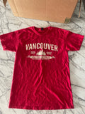 Vancouver Shirt Red Size M | Vancouver British Columbia T-Shirt | Vancouver Tee