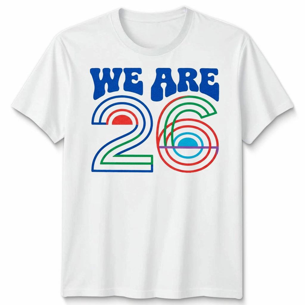 We Are Twenty Six Unisex Football T Shirt Soccer Fan Mens Womens Tee