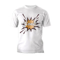 Goal Soccer Ball in Net Comic Style Football Fan Art Official Men's T-Shirt