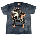 Vintage The Mountain Rottweiler Dog Tie Dye T-Shirt Mens XXL Grey 2000 NWT