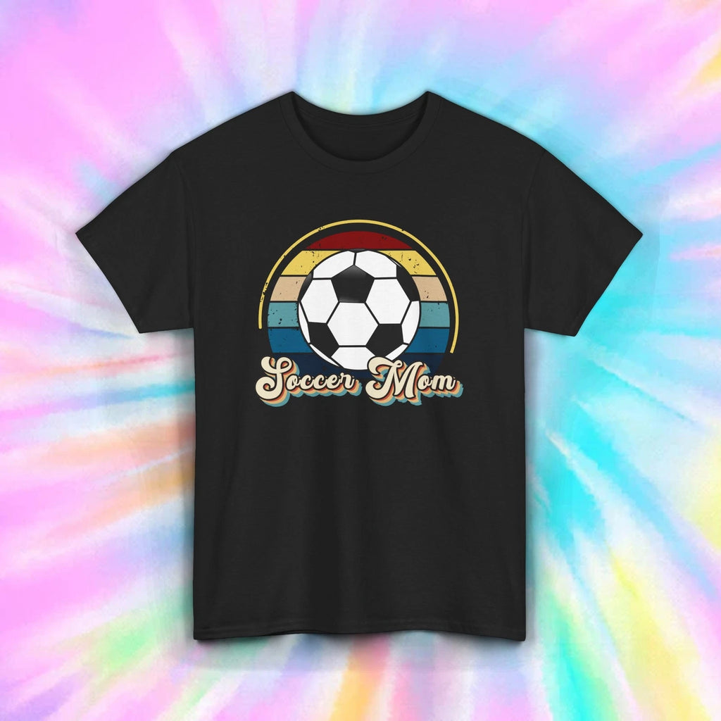 Retro Soccer Mom Shirt Funny Vintage Sports Ball Graphic Tee S-5XL