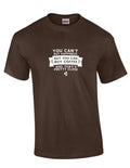 Can't Buy Happiness Can Buy Coffee Funny Caffeine Brown Cotton T-shirt