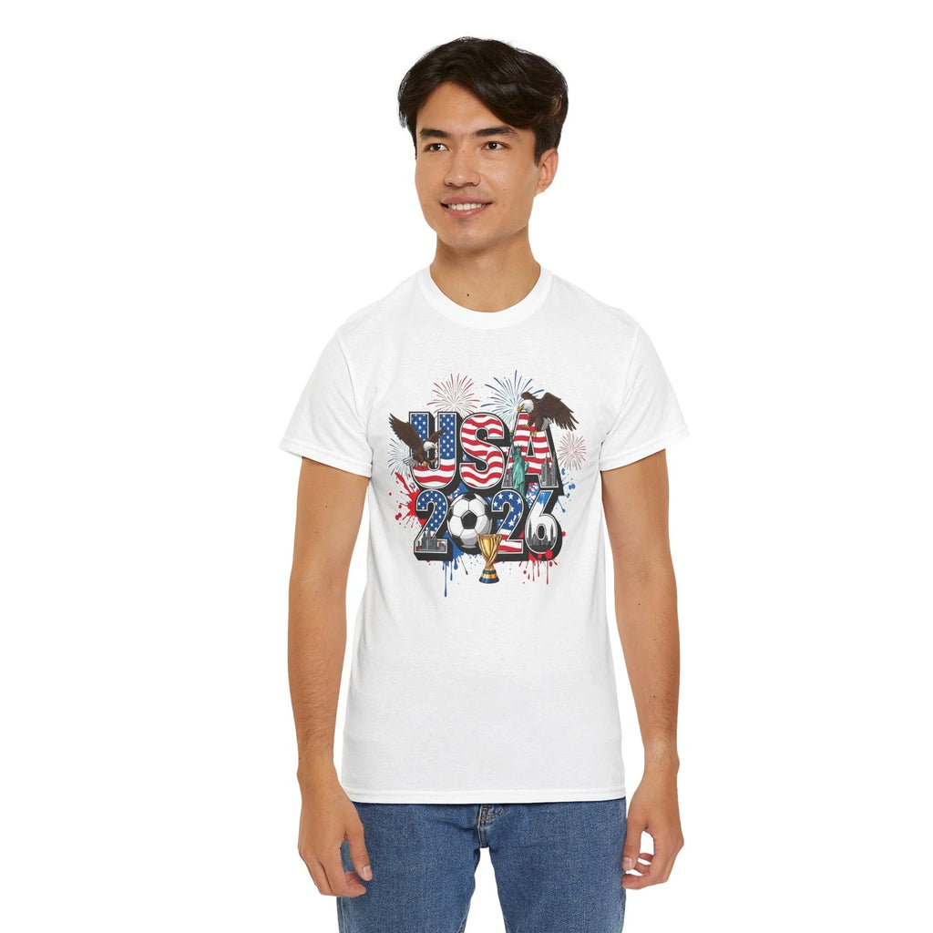USA 2026 World Cup Trophy Soccer T-Shirt Fan