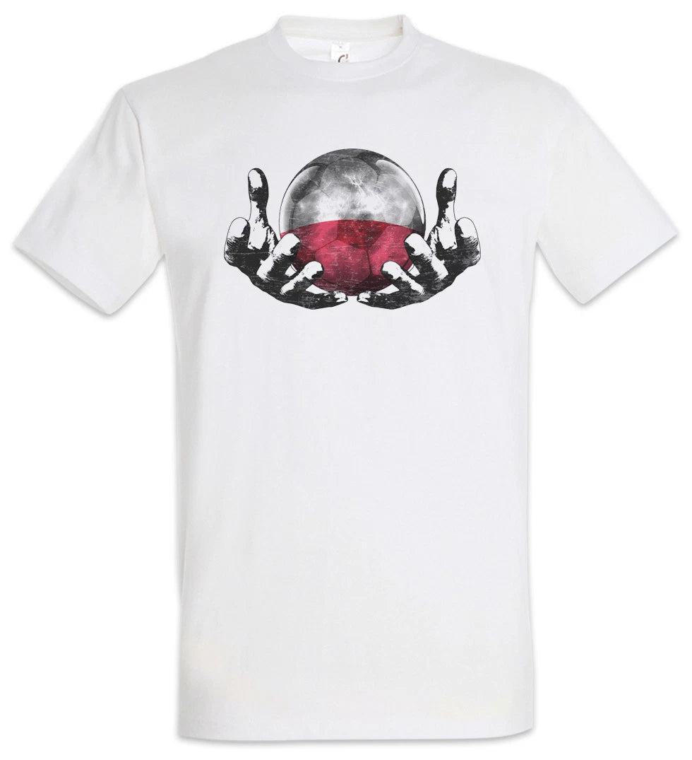 Poland Football Magic Ball T-Shirt polish Soccer Flag Banner World Championship