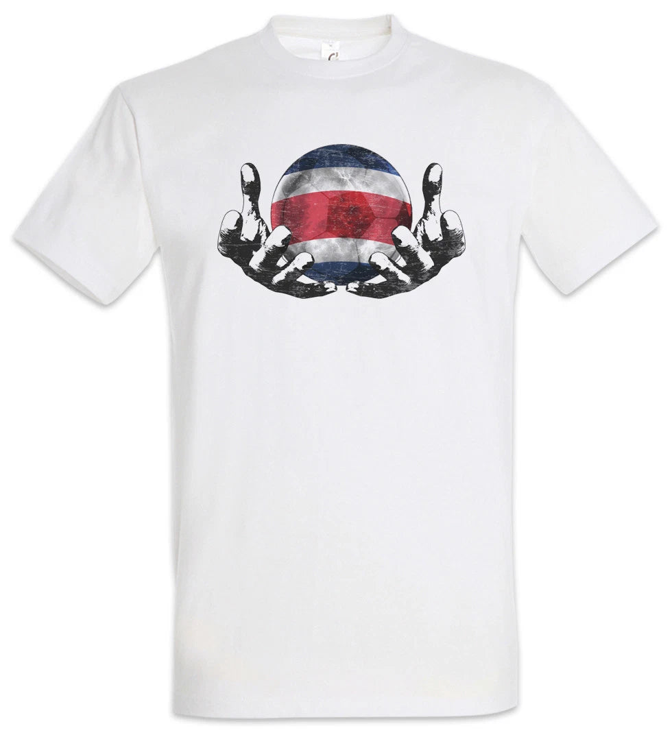 Costa Rica Football Magic Ball T-Shirt Rican Soccer Flag World Championship