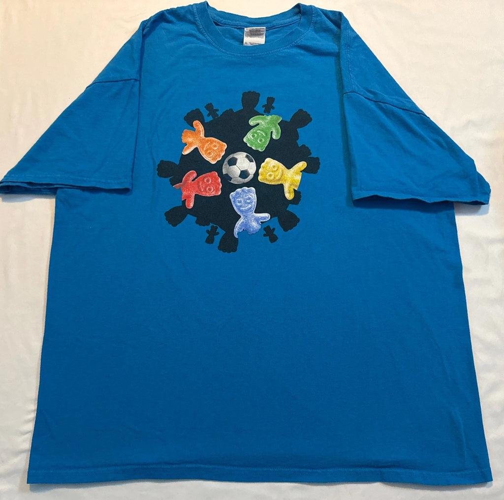 Sour Patch Kids Candy Promo Tshirt Size XL Soccer