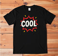 COOL Comic T-Shirt | Retro Pop Art Graphic Tee | Funny Cartoon Speech Bubble Shi
