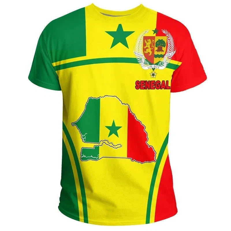 Senegal African Football Jersey Unisex World Cup Breathable Soccer T-Shirt 2026