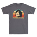 Futbol Is Life Vintage Men's T Shirt Funny Gift For Football Soccer Lovers Tee