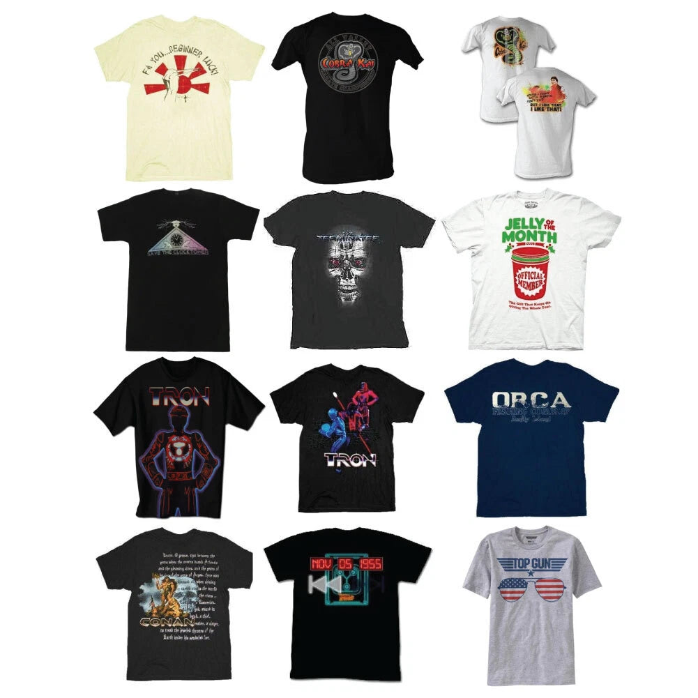 Vintage 80's Movie-Inspired Halloween Cosplay Costume T-Shirt