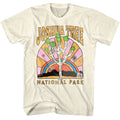 Joshua Tree Hippie Rainbow Men's T Shirt California National Park Sun Desert