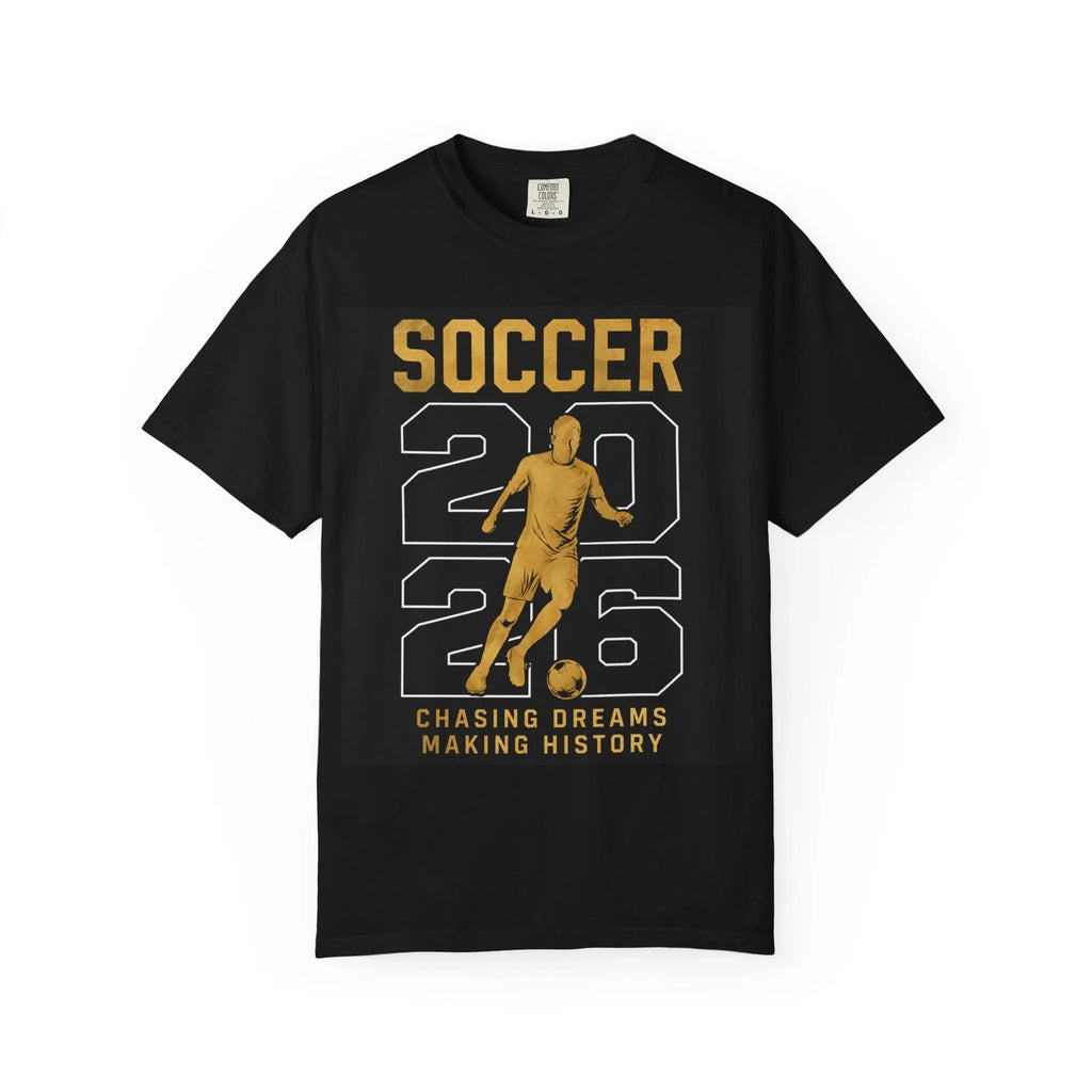 Soccer 2026 Player Graphic T-shirt | Chasing Dreams Making History