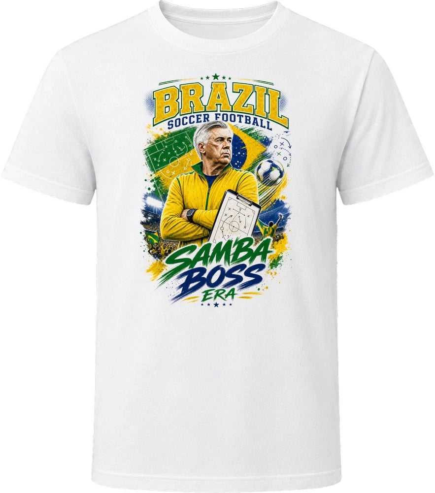 Brazil Soccer Football Coach Samba Boss Era T Shirt
