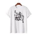 Mens Street Style Printed Tshirt Loose Fit Short Sleeve For Daily Vacation