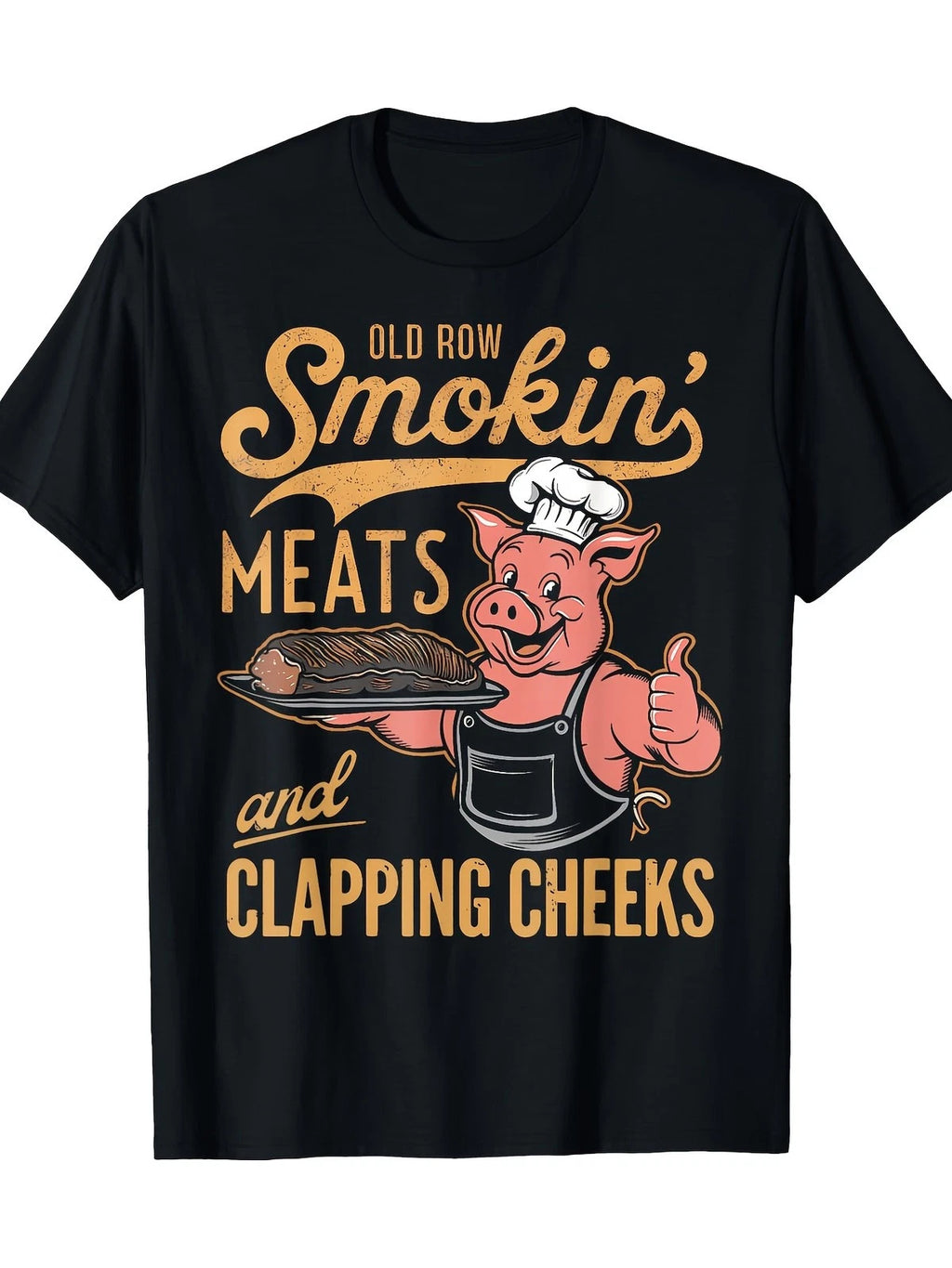 Smoking Meats Clapping Cheeks Funny Shirt For Grilling