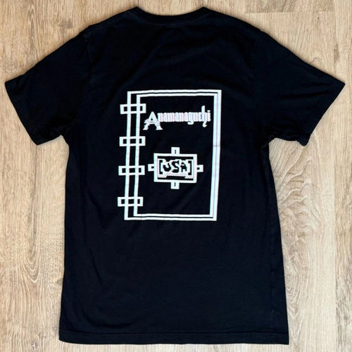 Anamanaguchi USA Tour T-Shirt Black Size M Retro Pixel Logo Chiptune Band Tee