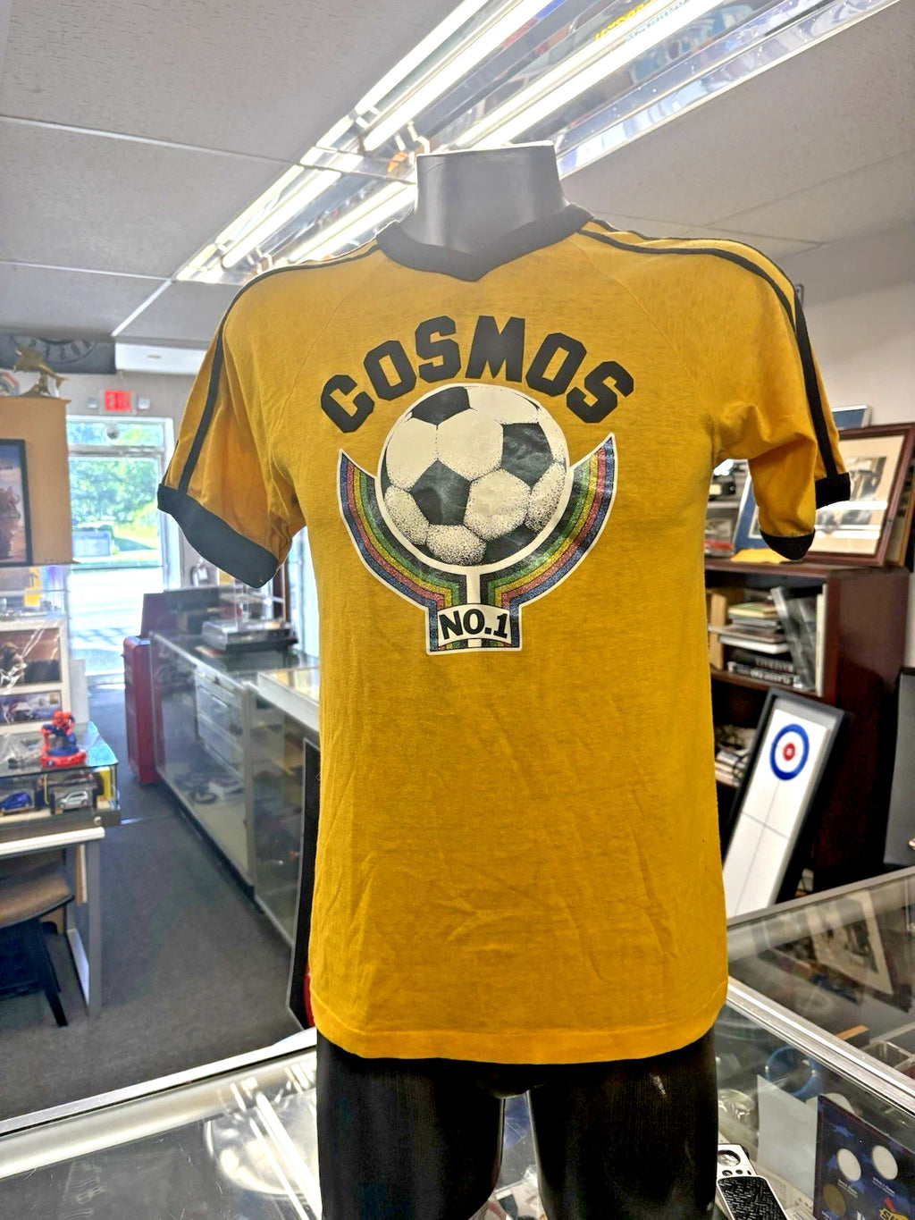 Vintage Giorgio Chinaglia Shirt Mens medium  Soccer 9 New York Cosmos Rare