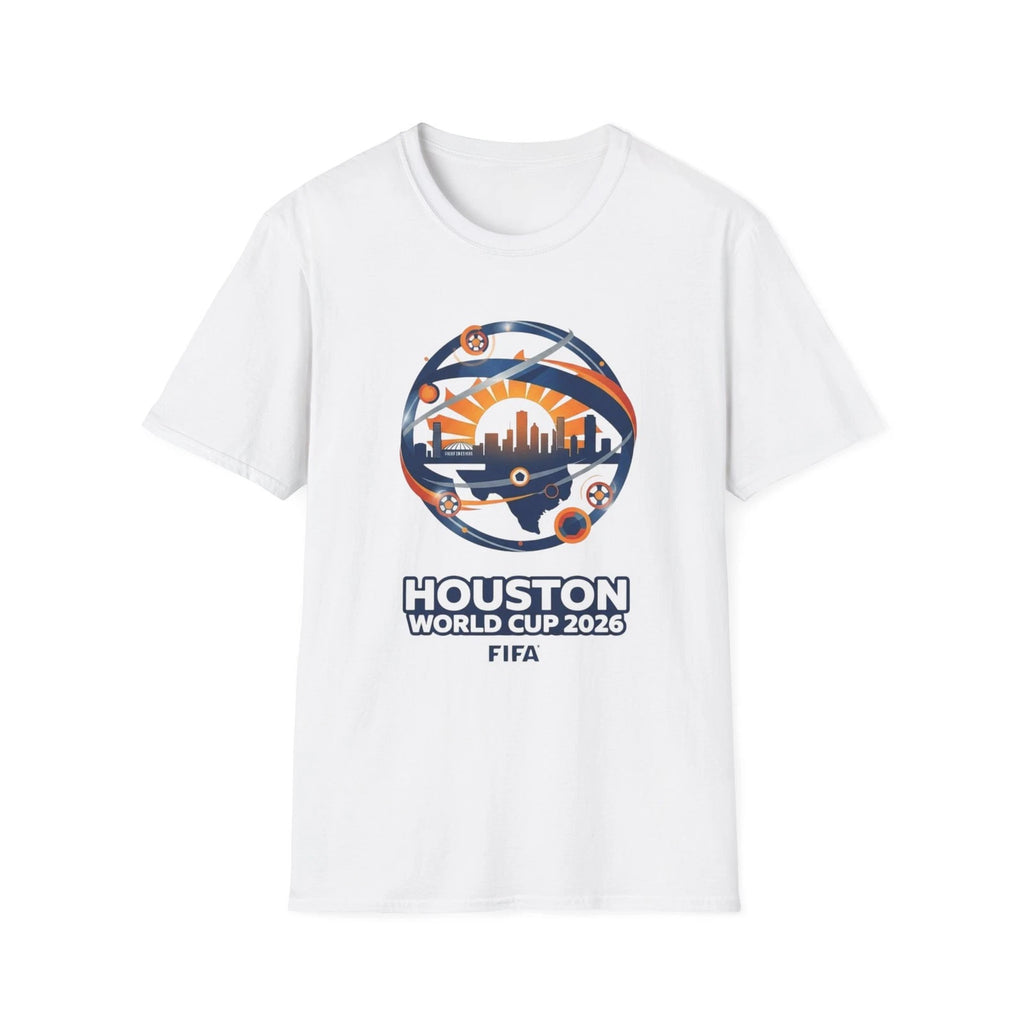 Houston Skyline World Cup T-Shirt | Soccer City Skyline Tee