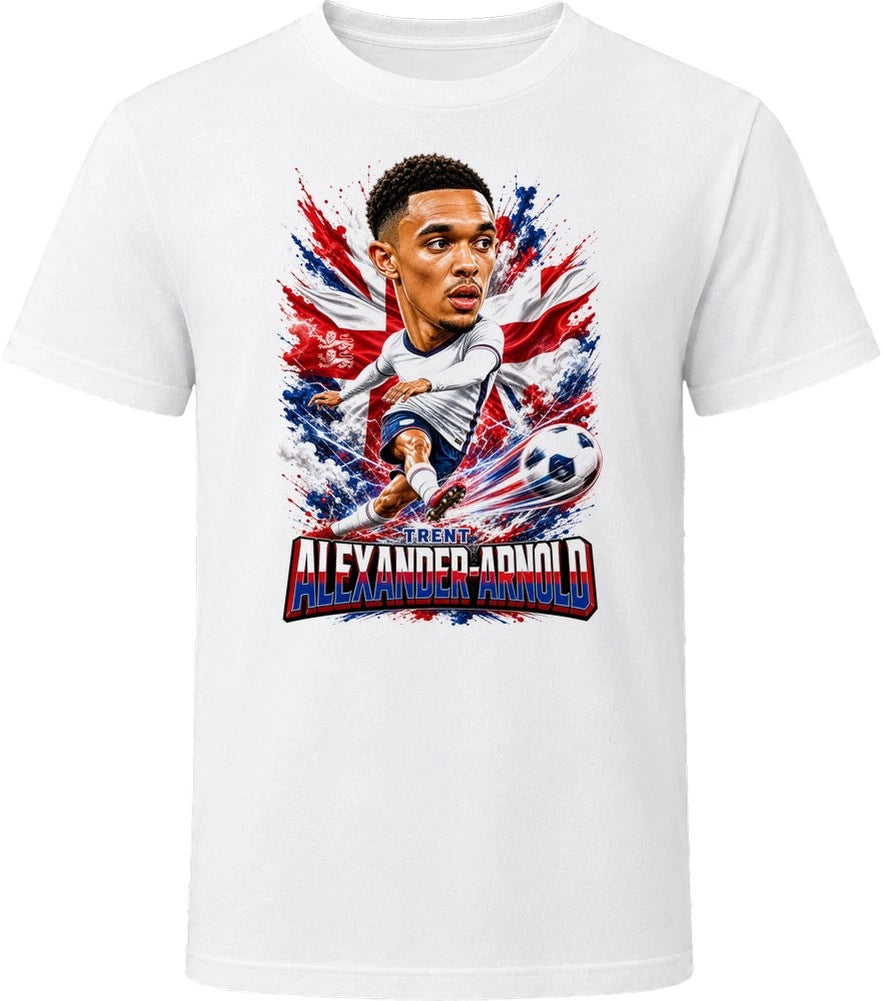 Trent Alexander-Arnold England Soccer Caricature 2026 World Cup T Shirt
