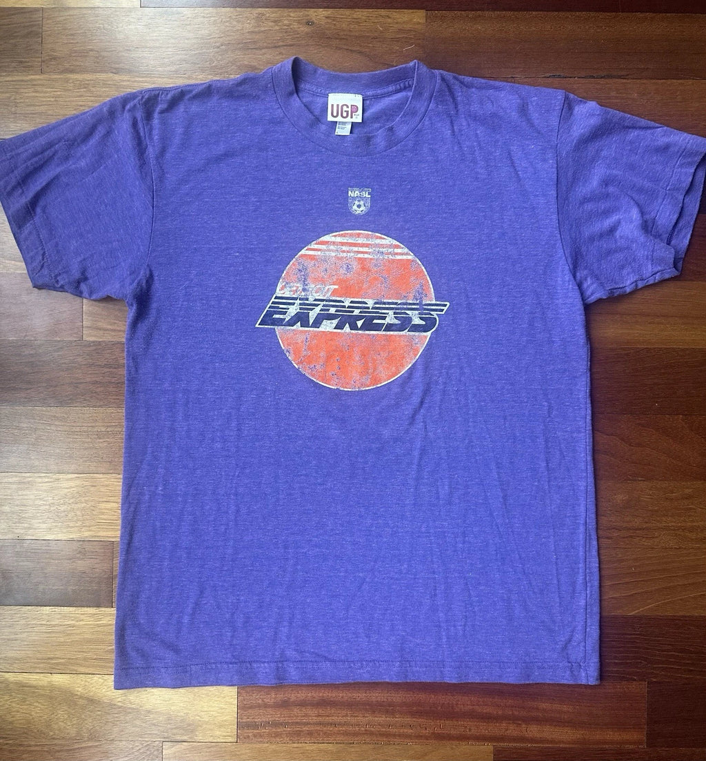 Detroit Express NASL Soccer Soft T-shirt Large L Retro Rare
