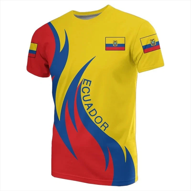 Ecuador Football T-Shirts 2026 World Cup Tees ECUADOR Team T-Shirts