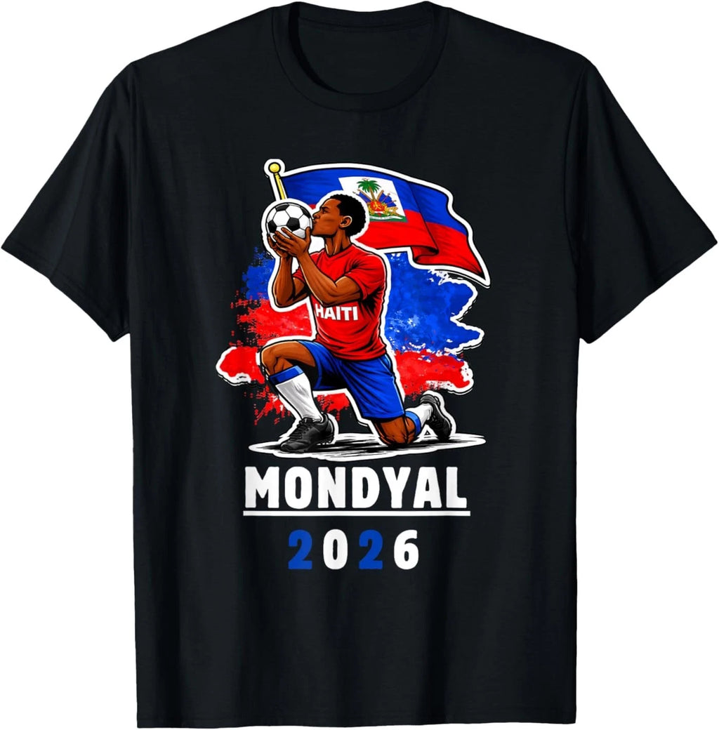 Haiti Soccer 2026 Haitian World Football Fan Ayiti Lover T-Shirt
