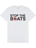 STOP THE BOATS Funny Political T-Shirt / Illegal Immigration Statement / Tee