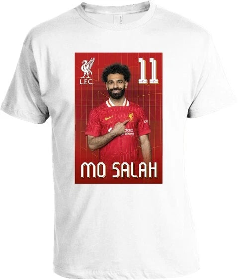 Mo Salah Liverpool FC T-Shirt Adults & Kids Sizes Available