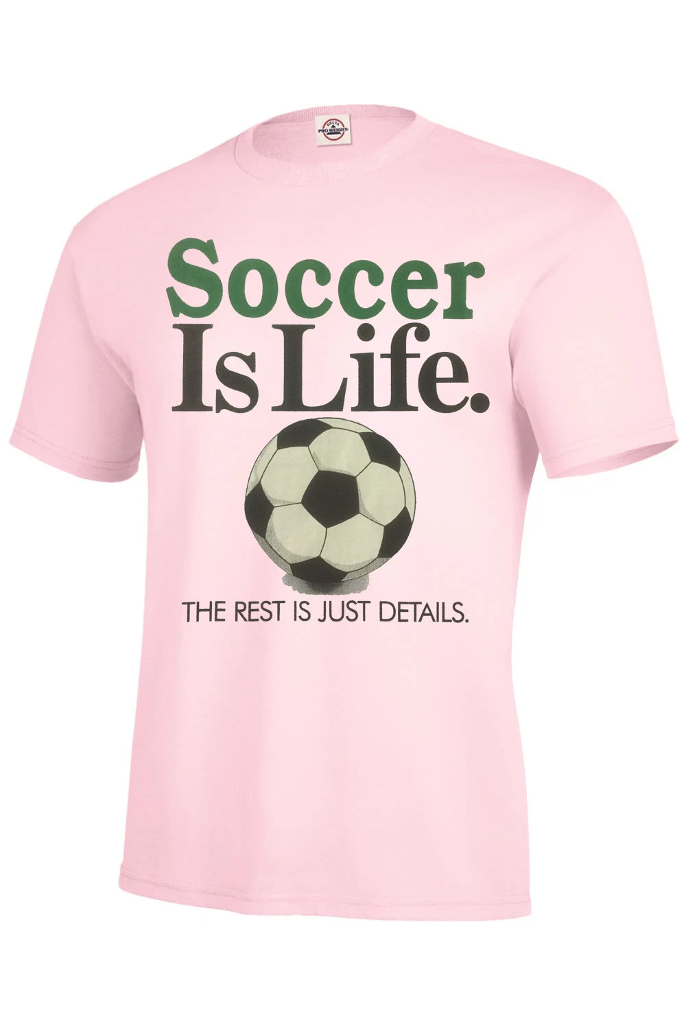 SOCCER IS LIFE T-SHIRT ASSORTED COLORS KIDS S6-8 TO XL18-20 ADULT S-5XL MUST!!!