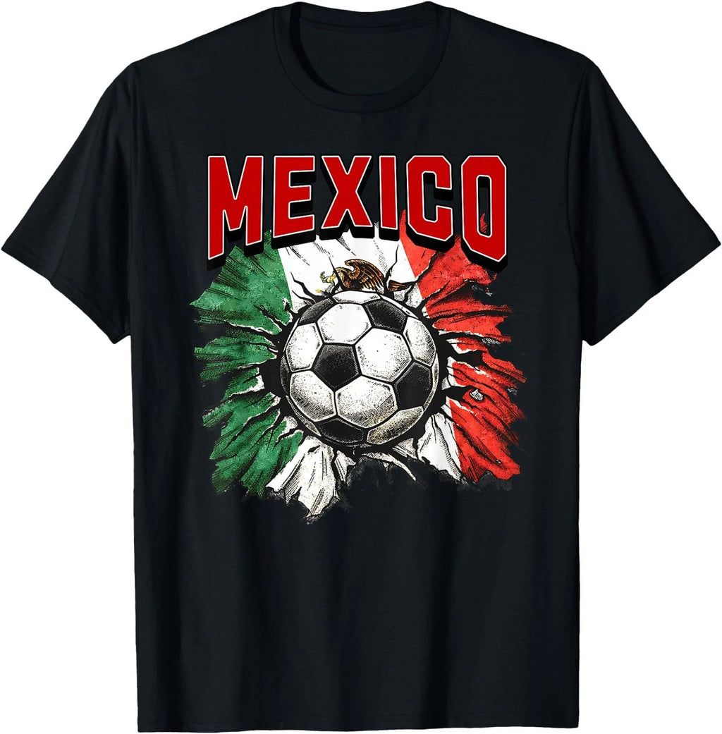 Mexican Flag Soccer Mexico Pride Futbol Family Cup T-Shirt
