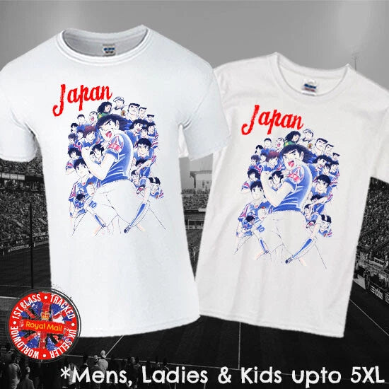 Japan Football Fan Manga World Cup T-shirt Mens Ladies Kids Qatar Gift