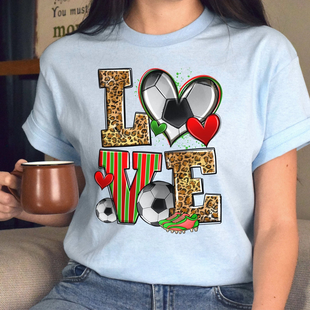 Love soccer Unisex t-shirt soccer player tee soccer coach gift